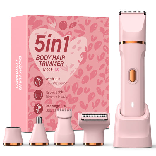 L6 5-in-1 Bikini Trimmer with IPX7 Waterproof Rating